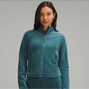 lululemon Scuba Track Jacket Velvet Cord